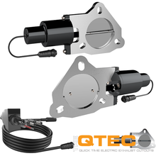 Cargar imagen en el visor de la galería, QTP 3in Bolt-On QTEC Dual Electric Cutout Valves - Pair
