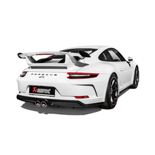Carica l&#39;immagine nel visualizzatore di Gallery, Akrapovic 2018 Porsche 911 GT3 (991.2) Slip-On Race Line (Titanium) w/Titanium Tail Pipe Set