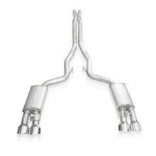 Charger l'image dans la galerie, Stainless Works 2020 Ford GT500 Redline Catback X-Pipe Exhaust Factory Connect - Polished Tips