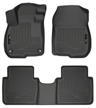 Carica l'immagine nel visualizzatore di Gallery, Husky Liners 2017 Honda CR-V Weatherbeater Black Front &amp; 2nd Seat Floor Liners