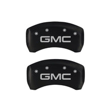 गैलरी व्यूवर में इमेज लोड करें, MGP 4 Caliper Covers Engraved Front &amp; Rear GMC Red finish silver ch