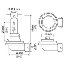 गैलरी व्यूवर में इमेज लोड करें, Hella Bulb H9 12V 65W XEN YLW