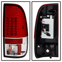 गैलरी व्यूवर में इमेज लोड करें, Spyder Ford Super Duty 08-15 Version 2 LED Tail Lights Red Clear ALT-YD-FS07-LED-G2-RC