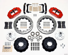 गैलरी व्यूवर में इमेज लोड करें, Wilwood Narrow Superlite 6R Front Hub Kit 12.88in Drill Red 70-78 Camaro (*Line Kit Needed*)