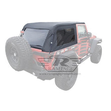 Charger l&#39;image dans la galerie, Rampage 2007-2018 Jeep Wrangler(JK) Frameless Soft Top Kit - Black Diamond