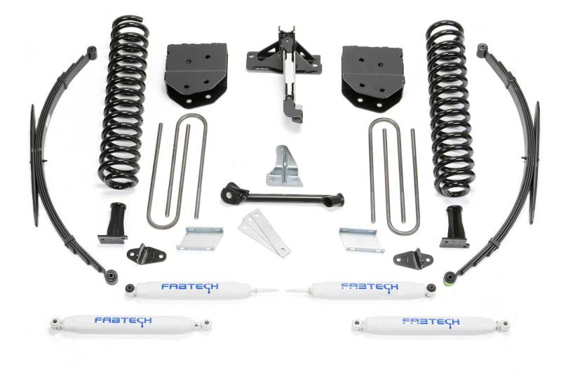Fabtech 08-16 Ford F250/350 4WD 8in Basic System w/Perf. Shocks