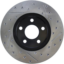 Carica l&#39;immagine nel visualizzatore di Gallery, StopTech Slotted &amp; Drilled Sport Brake Rotor