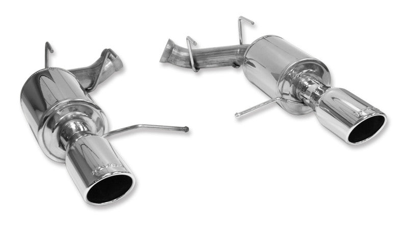 ROUSH 2011-2014 Ford Mustang V6 Enhanced Sound Dual Axle-Back w/ Round Tips - 2to4wheels