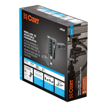 Carica l&#39;immagine nel visualizzatore di Gallery, Curt Rebellion XD Adjustable Cushion Hitch Ball Mount (2in Shank 15000lbs 6-1/4in Drop)