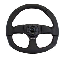 Laden Sie das Bild in den Galerie-Viewer, NRG Reinforced Steering Wheel (320mm Horizontal / 330mm Vertical) Leather w/Black Stitching