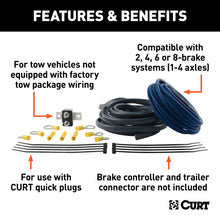 गैलरी व्यूवर में इमेज लोड करें, Curt Universal Trailer Brake Controller Wiring Kit