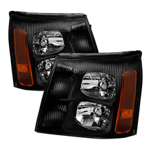 गैलरी व्यूवर में इमेज लोड करें, Xtune Cadillac Escalade (Halogen Only) 2002 OEM Style Headlights Black HD-JH-CAES02-AM-BK