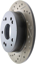Cargar imagen en el visor de la galería, StopTech 02-06 Acura RSX Incl. Type S / 97-01 Integra Type R Slotted &amp; Drilled Right Rear Rotor