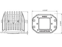 Cargar imagen en el visor de la galería, Rigid Industries D Series - Driving SM Amber (Pair) - 6 LEDs