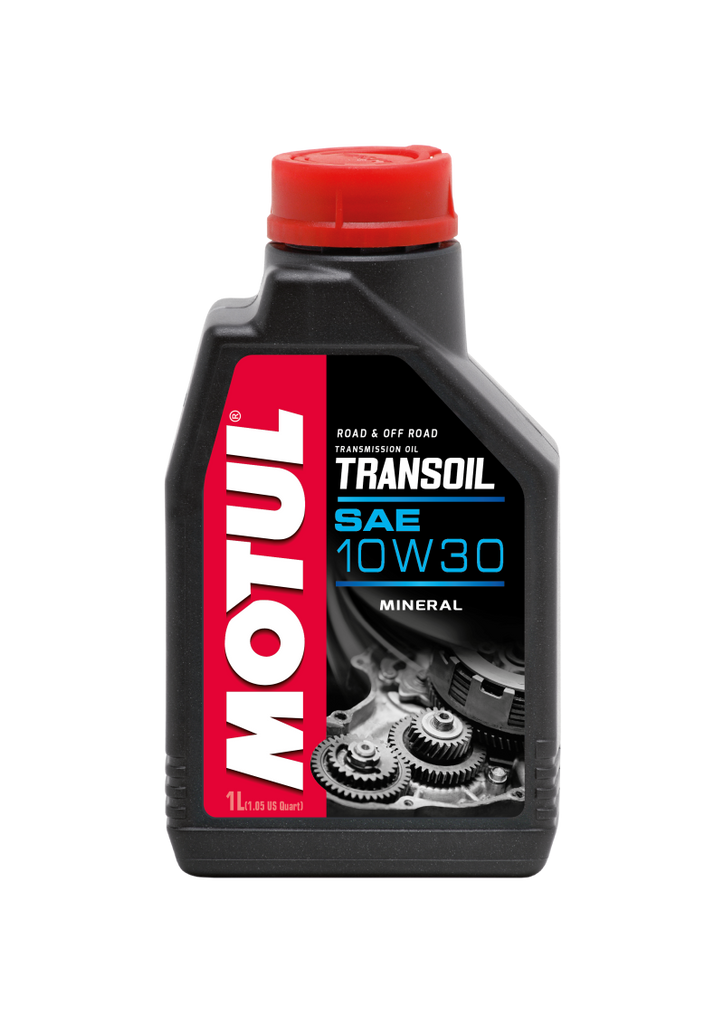 Motul 1L Powersport TRANSOIL SAE 10W30 (Wet Clutch) - Petroleum image 1