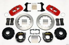 गैलरी व्यूवर में इमेज लोड करें, Wilwood AERO4 Rear P-Brake Kit 14.00in Red 58-64 Olds/Pontiac Ends 2.81in Offset