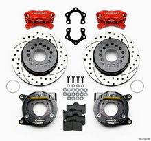 गैलरी व्यूवर में इमेज लोड करें, Wilwood Forged Dynalite P/S P-BKit Drilled-Red Mopar/Dana 2.36in Off w/Snap Ring Brng