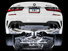 Laden Sie das Bild in den Galerie-Viewer, AWE Tuning 2019+ BMW M340i (G20) Track Edition Exhaust - Quad Diamond Black Tips