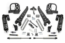 Fabtech 08-10 Ford F450/F550 4WD 6in Radius Arm System w/DL 4.0 Coilovers & Rear DL Shocks