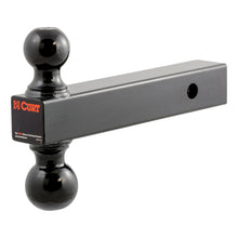 Carica l&#39;immagine nel visualizzatore di Gallery, Curt Multi-Ball Mount (2in Solid Shank 2in &amp; 2-5/16in Black Balls)