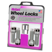 Laden Sie das Bild in den Galerie-Viewer, McGard Wheel Lock Bolt Set - 4pk. (Radius Seat) M14X1.5 / 17mm Hex / 45.0mm Shank Length - Black