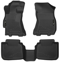 Laden Sie das Bild in den Galerie-Viewer, Husky Liners 2015 Subaru Legacy/Outback Weatherbeater Black Front &amp; 2nd Seat Floor Liners - 2to4wheels