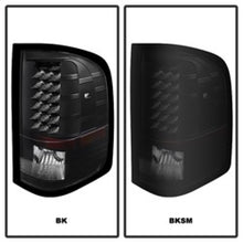 Carica l&#39;immagine nel visualizzatore di Gallery, Xtune Chevy Silverado 07-13 LED Tail Lights Black Smoke ALT-JH-CS07-LED-BKSM