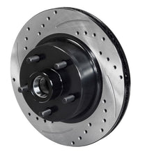 गैलरी व्यूवर में इमेज लोड करें, Wilwood Rotor Front SRP Drilled &amp; Slotted Black - 65-69 Ford Mustang 5x4.50BC 11.29in Dia