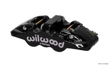 Carica l&#39;immagine nel visualizzatore di Gallery, Wilwood Caliper-Aero4 - Black 1.12/1.12in Pistons 1.10in Disc