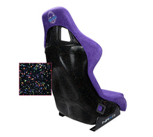 गैलरी व्यूवर में इमेज लोड करें, NRG FRP Bucket Seat PRISMA Edition W/ pearlized Back Purple Alcantara - Large
