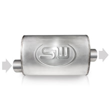 Load image into Gallery viewer, Stainless Works 2.25in ID OFFSET INLET/ 2.25in OD CENTER OUTLET 5inX9in
