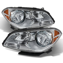 Carica l&#39;immagine nel visualizzatore di Gallery, Xtune Chevy Malibu 2008-2012 Crystal Headlights Chrome HD-JH-CMA08-AM-C