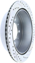 गैलरी व्यूवर में इमेज लोड करें, StopTech Select Sport 13-17 Toyota Land Cruiser Drilled / Slotted Rear Passenger-Side Brake Rotor