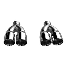 Cargar imagen en el visor de la galería, QTP 15-18 Dodge Challenger 5.7L 304SS Screamer Exhaust 3in Quad Tip Adapter