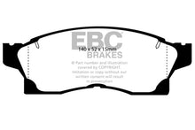Carica l&#39;immagine nel visualizzatore di Gallery, EBC 91-92 Toyota MR2 2.0 Turbo Redstuff Front Brake Pads