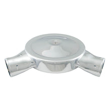 Carica l&#39;immagine nel visualizzatore di Gallery, Spectre Low Profile Air Box 14in. OD x 5-13/32in. H / 120 Degree Inlet - Chrome