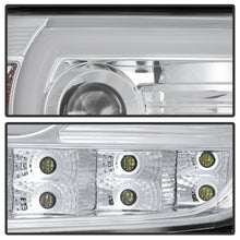 Cargar imagen en el visor de la galería, Spyder GMC Sierra 14-16 Projector Headlights Light Bar DRL Chrm PRO-YD-GS14V2-LBDRL-C