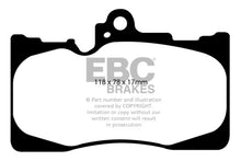 Laden Sie das Bild in den Galerie-Viewer, EBC 07-08 Lexus GS350 3.5 RWD Redstuff Front Brake Pads