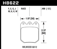 Carica l&#39;immagine nel visualizzatore di Gallery, Hawk Wilwood DLS 6812 DTC-70 Brake Pads