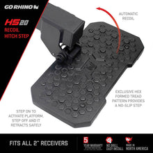 Carica l'immagine nel visualizzatore di Gallery, Go Rhino HS-20 Hitch Bumper Step
