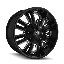 Cargar imagen en el visor de la galería, Mayhem 8070 Assault 18x9 / 5x114.3 BP / 18mm Offset / 87mm Hub Black Wheel