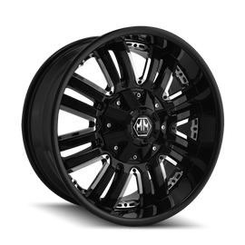 Mayhem 8070 Assault 18x9 / 6x135 BP / 18mm Offset / 106mm Hub Black Wheel
