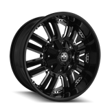 Mayhem 8070 Assault 18x9 / 6x135 BP / 18mm Offset / 106mm Hub Black Wheel