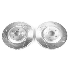 Power Stop 18-19 Dodge Durango Front Evolution Drilled & Slotted Rotors - Pair - 2to4wheels