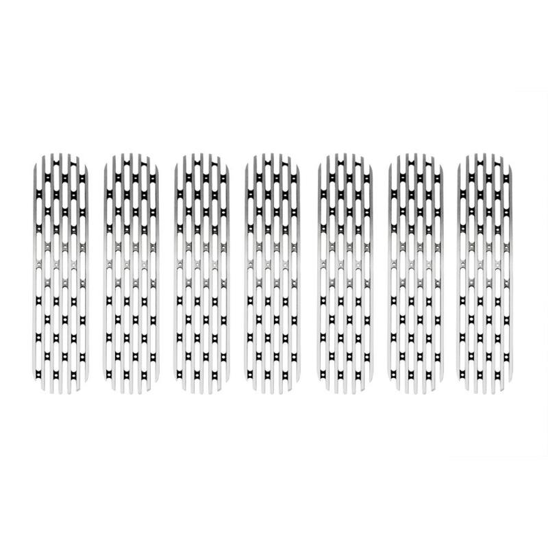 DV8 Offroad 2007-2018 Jeep JK Brushed Grille Inserts