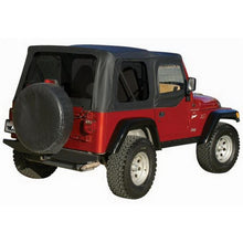 Cargar imagen en el visor de la galería, Rampage 1997-2006 Jeep Wrangler(TJ) OEM Replacement Top - Black Denim