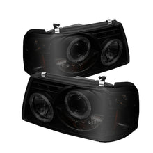 Cargar imagen en el visor de la galería, Spyder Ford Ranger 01-11 1PC Projector Headlights LED Halo LED Blk Smke PRO-YD-FR01-1PC-HL-BSM