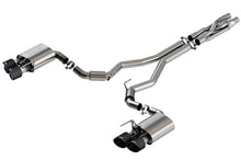 Carica l&#39;immagine nel visualizzatore di Gallery, Borla 2020 Ford GT500 5.2L AT 3in ATAK CatBack Exhaust w/ Carbon Fiber Tips