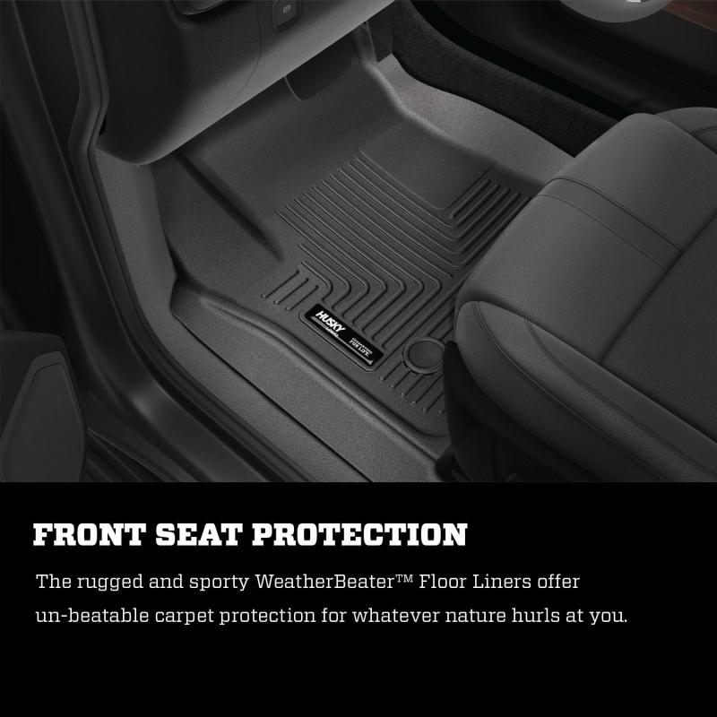 Husky Liners 02-06 Cadillac Escalade WeatherBeater Front Floor Liners (Black) - 2to4wheels