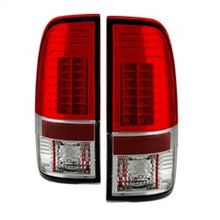 गैलरी व्यूवर में इमेज लोड करें, Spyder Ford Super Duty 08-15 Version 2 LED Tail Lights Red Clear ALT-YD-FS07-LED-G2-RC